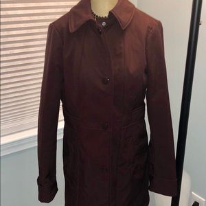 {Kenneth Cole} light weight plum coat 🍁🍂🍁🍂